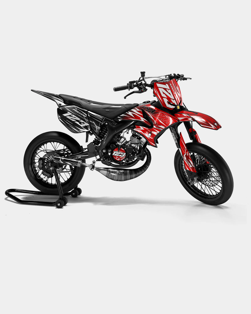 PLUME - Kit deco YAMAHA DT 50cc - Rouge
