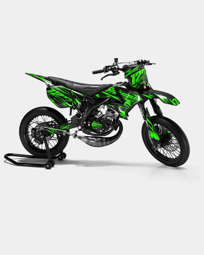 SABLE - Kit deco YAMAHA DT 50cc - Vert