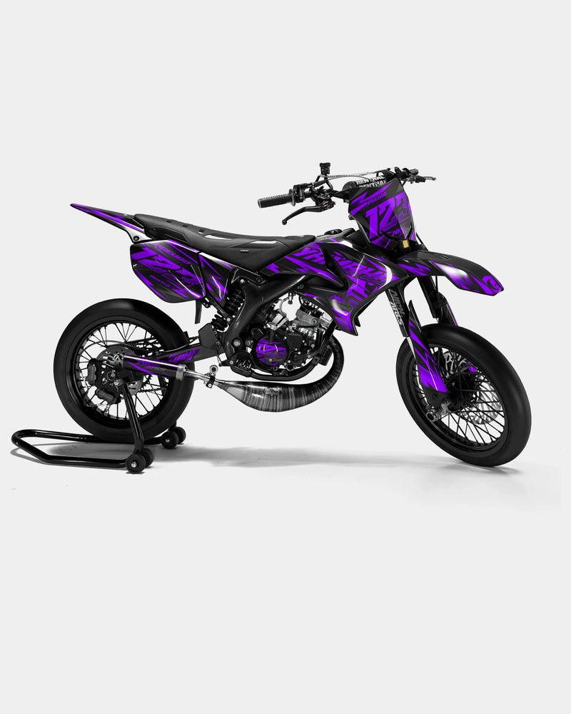 SABLE - Kit deco YAMAHA DT 50cc - Violet