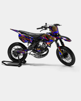 SENSO - Kit deco YAMAHA DT 50cc - Rouge Bleu — vue 1