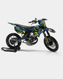 SORAE - Kit deco YAMAHA DT 50cc - Bleu