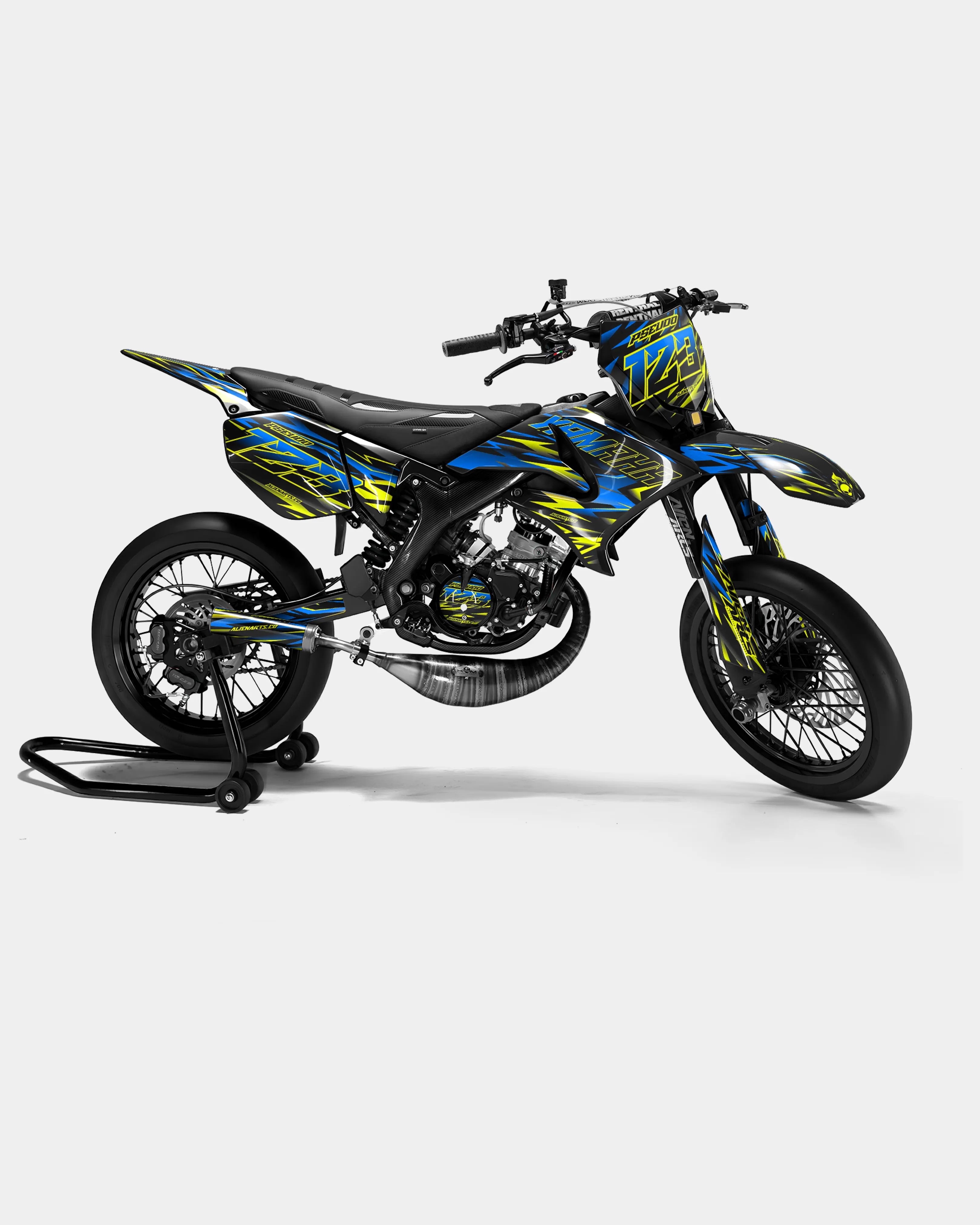 SORAE - Kit deco YAMAHA DT 50cc - Bleu