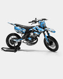 VESTA - Kit deco YAMAHA DT 50cc - Bleu