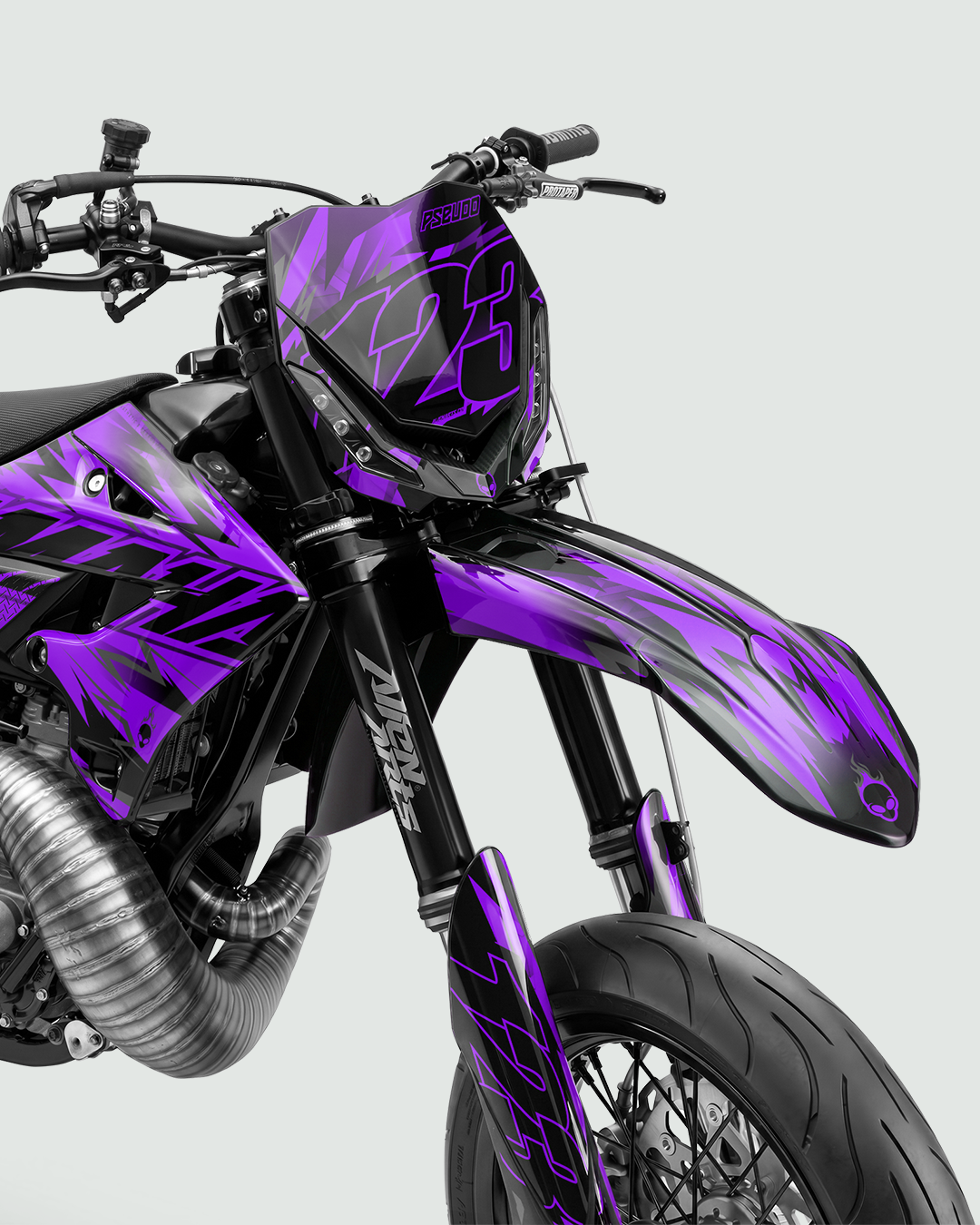 PULSAR - Semi-Customizable Graphic - Purple