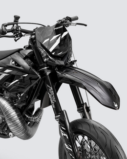 KINETIC - Kit Déco Supermotard Semi-Personnalisable - Noir — vue 2