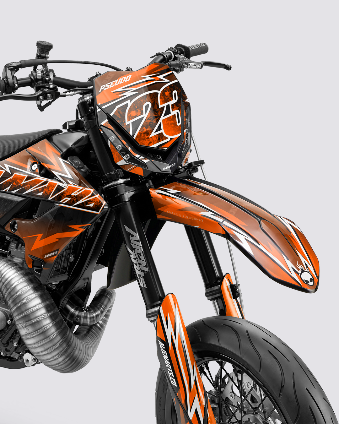 XONIX - Semi-Customizable Graphic - Orange
