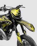 IONIK - Kit decorativo Supermotard semi-personalizzabile - Giallo