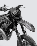 NITROGEN – Teilweise individualisierbares Supermotard-Dekor-Set – Schwarz