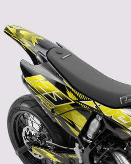 IONIK - Kit Déco Supermotard Semi-Personnalisable - Jaune — vue 3