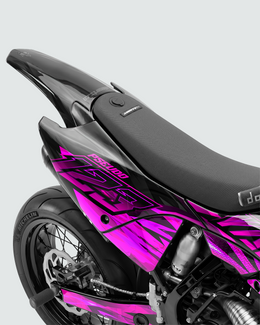 NITROGEN - Kit Déco Supermotard Semi-Personnalisable - Rose — vue 3