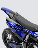 IONIK – Teilweise individualisierbares Supermotard-Dekor-Set – Blau