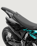 PULSAR - Kit decorativo Supermotard semi-personalizzabile - Turchese