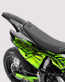 NITROGEN - Kit decorativo Supermotard semi-personalizzabile - Verde
