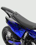 NITROGEN – Teilweise individualisierbares Supermotard-Dekor-Set – Blau