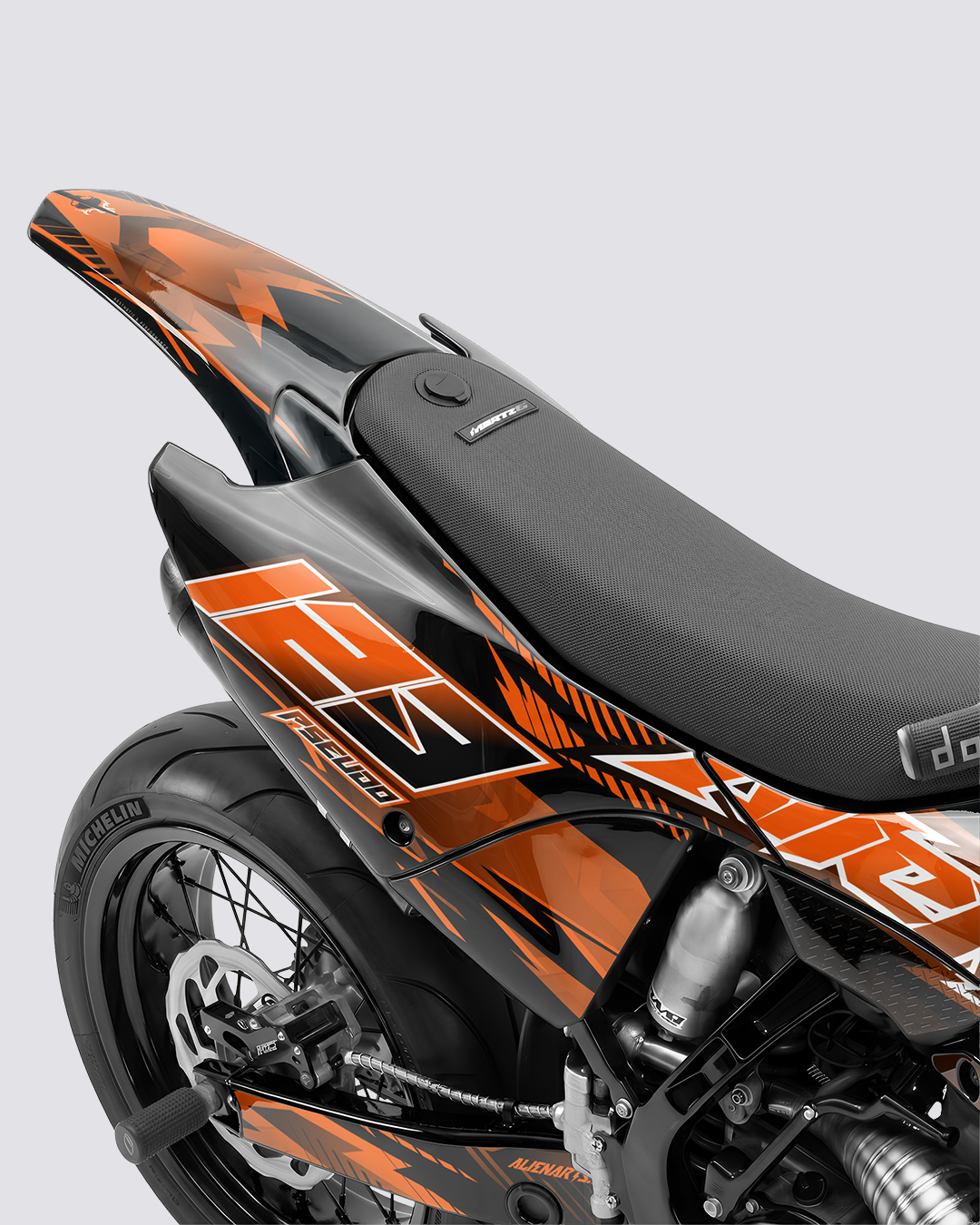 IONIK - kits adhesivos  semi personalizable  Naranja