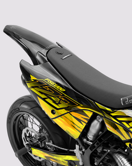 NITROGEN - Kit Déco Supermotard Semi-Personnalisable - Jaune — vue 3