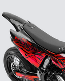 NITROGEN – Teilweise individualisierbares Supermotard-Dekor-Set – Rot