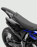 PULSAR – Teilweise individualisierbares Supermoto-Dekor-Set – Blau
