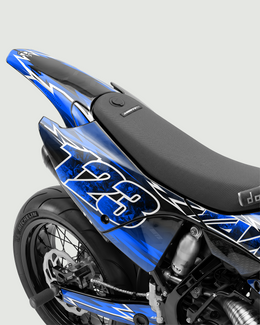 XONIX - Kit Déco Supermotard Semi-Personnalisable - Bleu — vue 3
