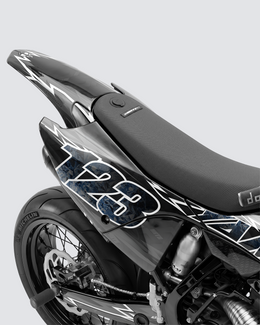 XONIX - Kit Déco Supermotard Semi-Personnalisable - Noir — vue 3