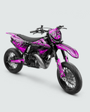 XONIX - Kit Déco Supermotard Semi-Personnalisable - Rose