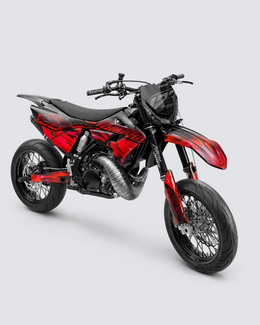 NITROGEN - Kit Déco Supermotard Semi-Personnalisable - Rouge — vue 1