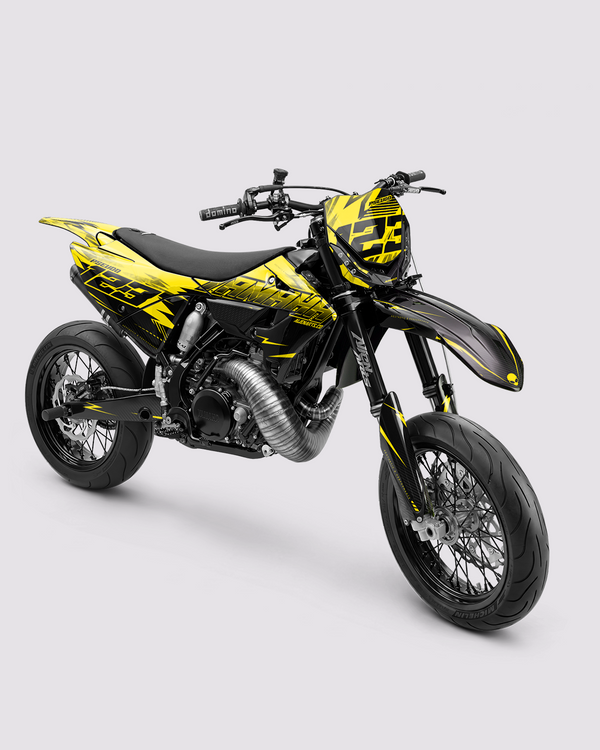 CARBX - kits adhesivos  semi personalizable  Amarillo