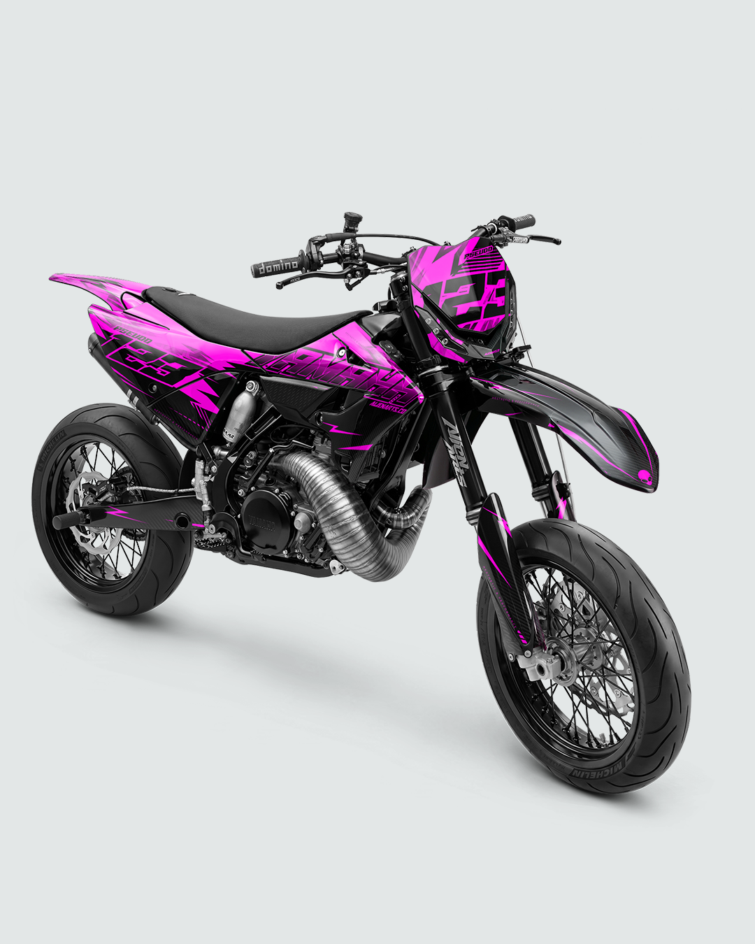 CARBX - kits adhesivos  semi personalizable  Rosa