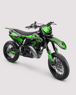 IONIK - Kit Déco Supermotard Semi-Personnalisable - Vert — vue 1