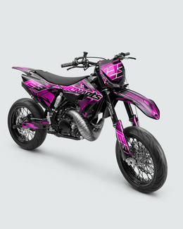 IONIK - Kit Déco Supermotard Semi-Personnalisable - Rose — vue 1