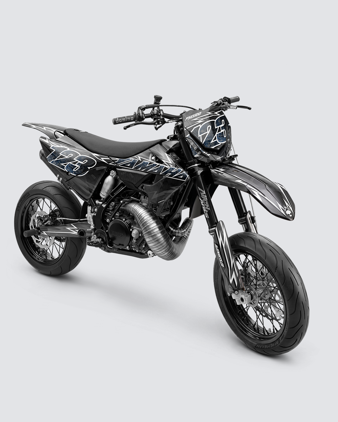 XONIX - kits adhesivos  semi personalizable  Negro