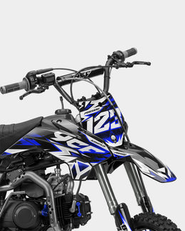 CRYNEX - Kit Déco Dirt Bike Semi-Personnalisable - Bleu foncé — vue 2