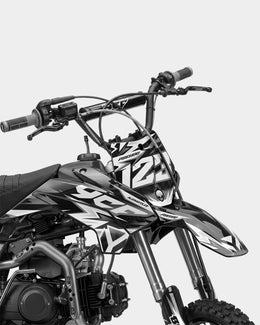 CRYNEX - Kit Déco Dirt Bike Semi-Personnalisable - Gris — vue 2