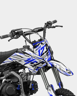 FERAL - Kit Déco Dirt Bike Semi-Personnalisable - Bleu foncé — vue 2