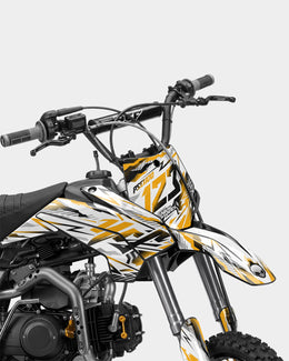 FERAL - Kit Déco Dirt Bike Semi-Personnalisable - Jaune foncé — vue 2