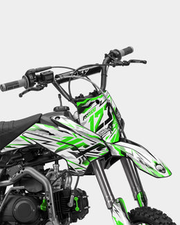 FERAL - Kit Déco Dirt Bike Semi-Personnalisable - Vert — vue 2