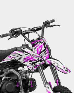 FERAL - Kit Déco Dirt Bike Semi-Personnalisable - Rose — vue 2