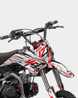 FERAL - Kit Déco Dirt Bike Semi-Personnalisable - Rouge — vue 2
