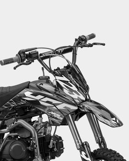 KULOT - Kit Déco Dirt Bike Semi-Personnalisable - Gris — vue 2
