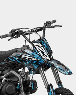 RAION - Kit Déco Dirt Bike Semi-Personnalisable - Bleu — vue 2