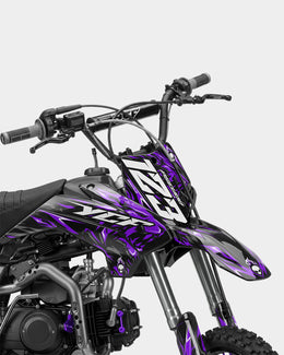 RAION - Kit Déco Dirt Bike Semi-Personnalisable - Violet — vue 2