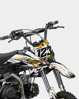 RAMPAGE - Kit Déco Dirt Bike Semi-Personnalisable - Jaune foncé — vue 2