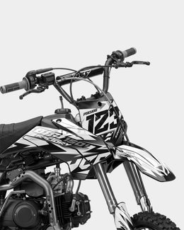RAMPAGE - Kit Déco Dirt Bike Semi-Personnalisable - Gris — vue 2
