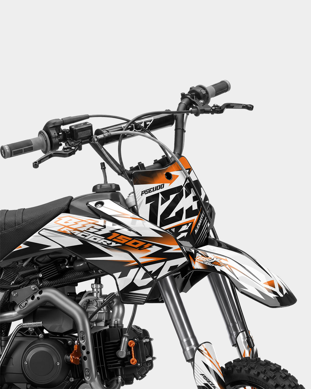 RAMPAGE - Semi-Customizable Graphic Bike - Orange