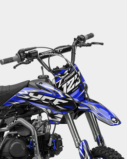 REAPER - Kit Déco Dirt Bike Semi-Personnalisable - Bleu foncé — vue 2