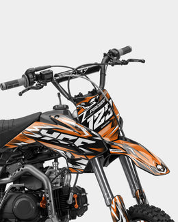 REAPER - Kit Déco Dirt Bike Semi-Personnalisable - Orange — vue 2