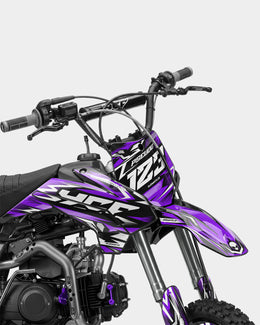 REAPER - Kit Déco Dirt Bike Semi-Personnalisable - Violet — vue 2