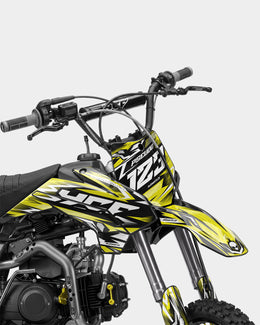 REAPER - Kit Déco Dirt Bike Semi-Personnalisable - Jaune — vue 2