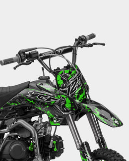 SENKA - Kit Déco Dirt Bike Semi-Personnalisable - Vert — vue 2