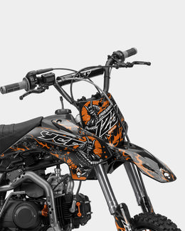 SENKA - Kit Déco Dirt Bike Semi-Personnalisable - Orange — vue 2